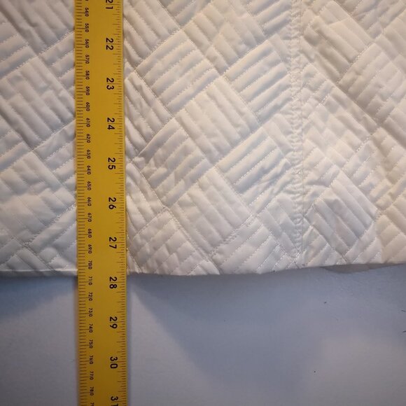 Me-Jay Ladies Ivory Lightweight Fully Lined Quilted Jacket - Picture 6 of 10